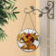 Vitrail style récolte d'automne Cornucopia vitrail panneaux Suncatcher pour décor de fenêtre-2035117384