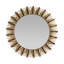 Goldie Round Iron Mirror
