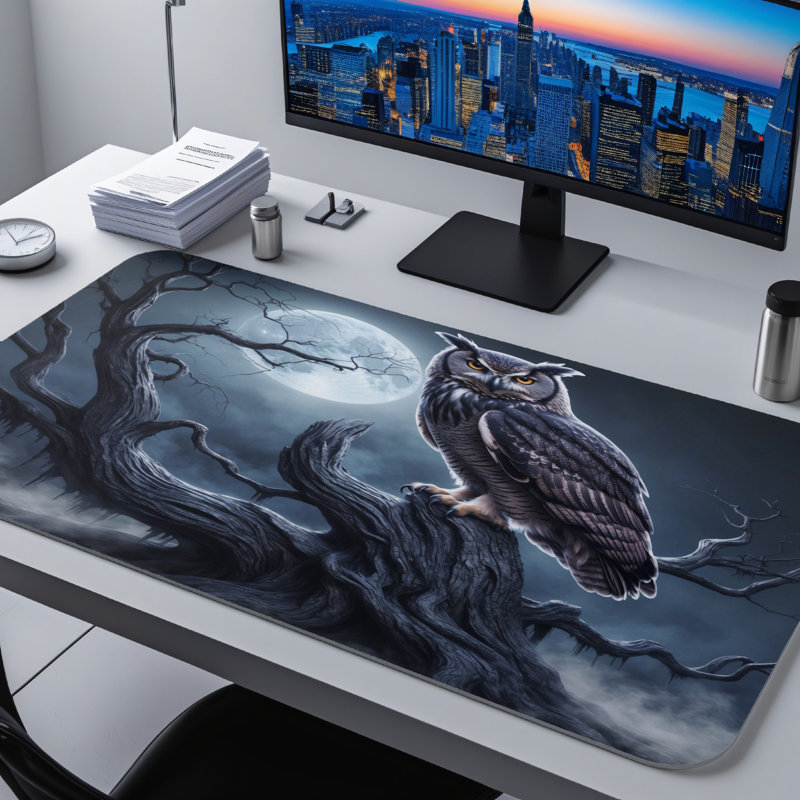 Polyester Desk Pad, 14.4x12.1