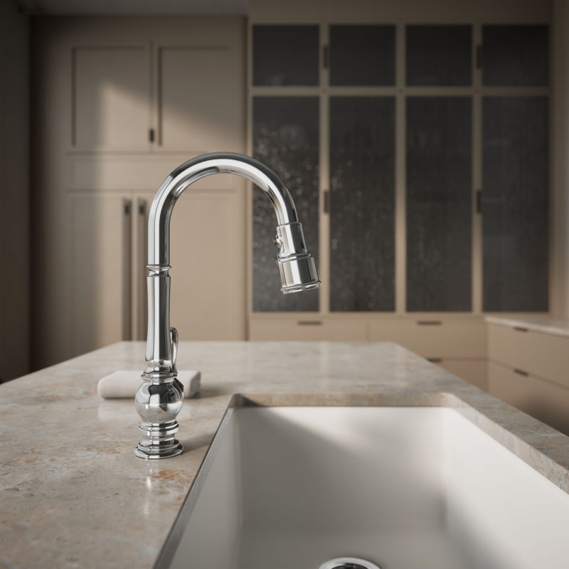 Artifacts® Pull Down Bar Faucet with Accessories, Oil-Rubbed Bronze