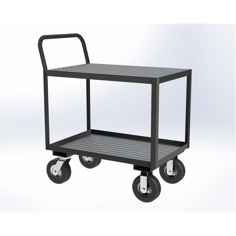 Chariot à instruments à profil bas, H 44 po x l 39 po x P 24,25 po