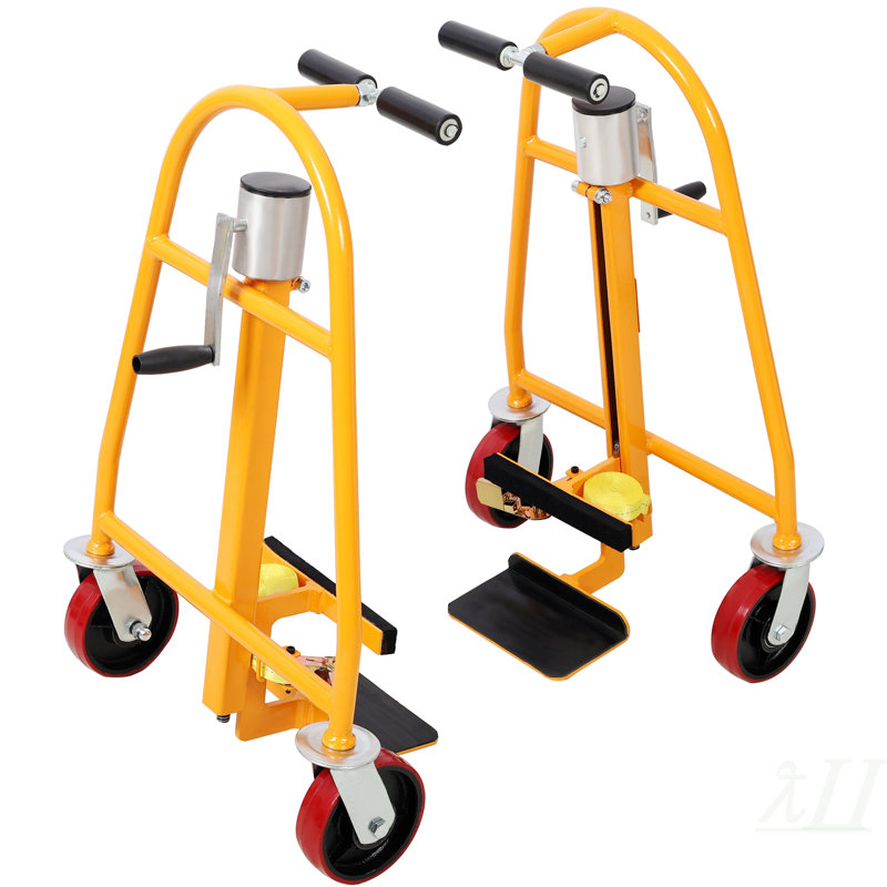 2Pack Mover and Crate Mover, déménageur de meubles industriels robuste, utilisé pour transporter en toute sécurité des armoires, des meubles et des caisses, jaune