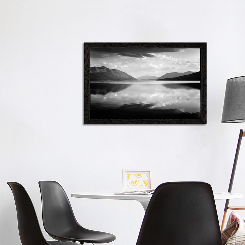 Ansel Adams - Print on Canvas, 101.6 cm H x 66.04 cm W, Black Framed