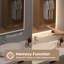Bideford Lighted Plastic Framed Wall Mounted Bathroom Mirror in White-1828253677