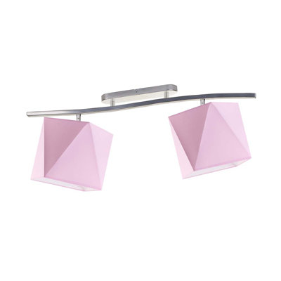 Muro Fabric Semi Flush Mount