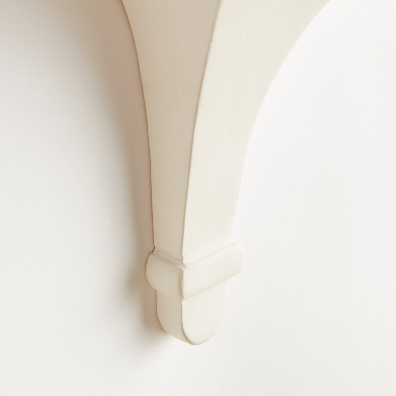 Grishilde Accent Wall Bracket, White, 7.5'' H X 7.75'' W X 3.75'' D