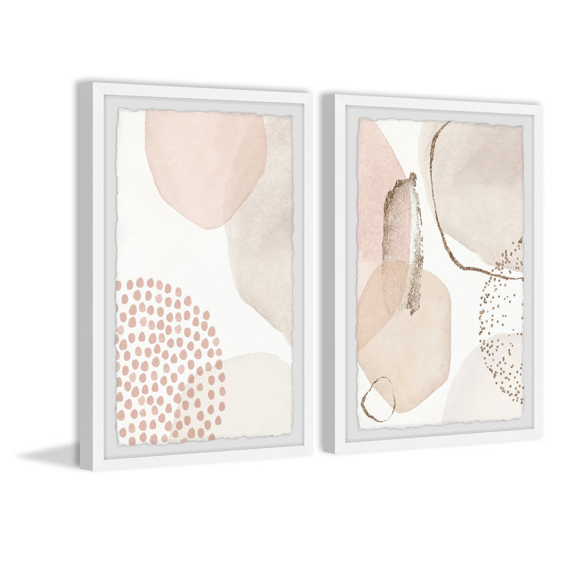Critical Density by Marmont Hill - 2 Piece Single Picture Frame Painting Set, 91cm H x 61cm W x 3.81cm D