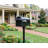 Pillar-style mailbox, medium size, classic black.