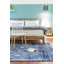 Tapis géométrique bleu-1226981701