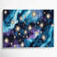 «Space Zodiac constellations», art mural sur toile bleue-1708834399