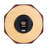 QXA863BLH Modern Wall Clock, Brown