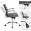 Chaise de bureau Aime, chaise de bureau ergonomique, chaise de bureau à dossier moyen avec hauteur réglable, chaise pivotante avec accoudoirs et soutien lombaire, chaise d'ordinateur pour travailler à domicile-708336925