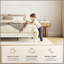 Structure de lit double, lit plateforme rembourré moelleux avec tête de lit réglable en hauteur, structure robuste et Alats, conception silencieuse, compatible avec les matelas sans ressorts, facile à assembler, beige-1197001069-1197001068
