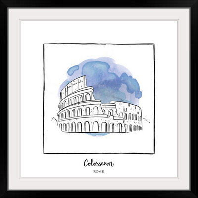 " Colosseum - Brushstroke Buildings "