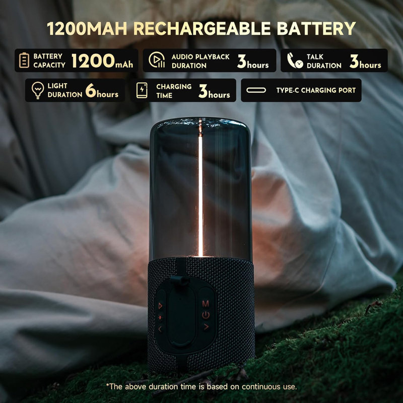 Minimalist Table Lamp with Bluetooth Speaker, Unique Cordless Lamp Cool LED Lighting, Rechargeable Modern Desk Lamp with Touch Control, Portable Beside Lamp