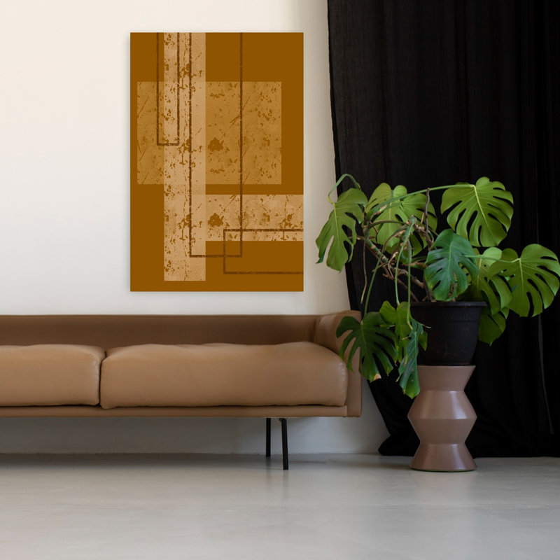 Art contemporain, art contemporain abstrait, H 48 po x l 32 po