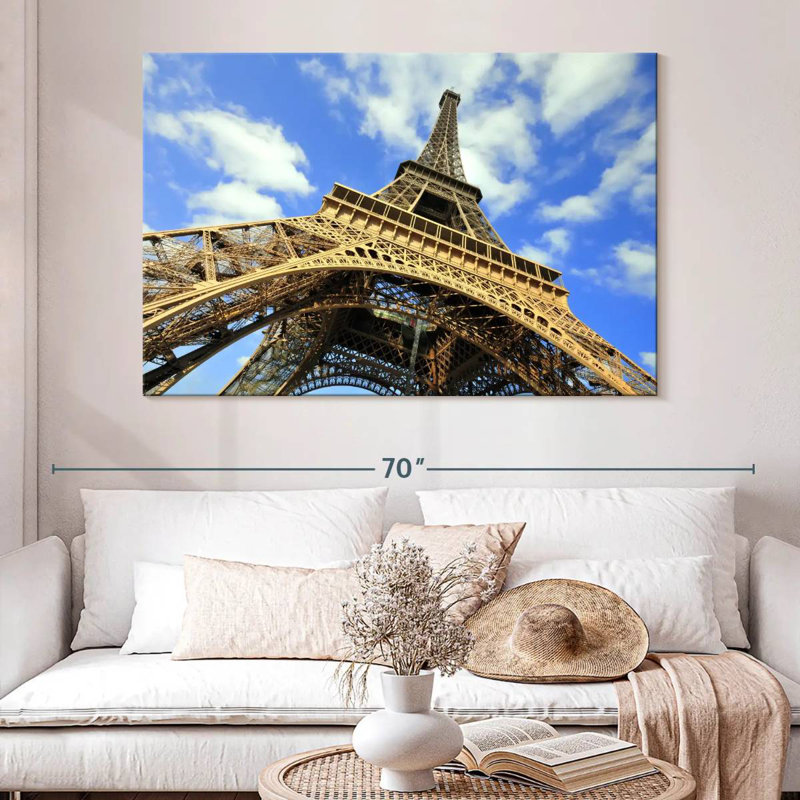 Lilie Towering Eiffel Tower Paris, 34" H x 51" W