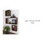 3 tablettes décoratives en bois massif Dipaolo