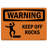 OSHA WARNING - Keep Off Rocks With Symbol|-73343866