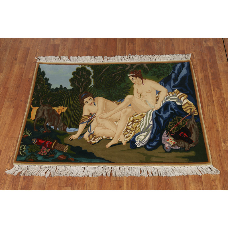Tapis traditionnel en laine 3 x 4