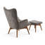Ensemble de chaise longue et repose-pieds Contour