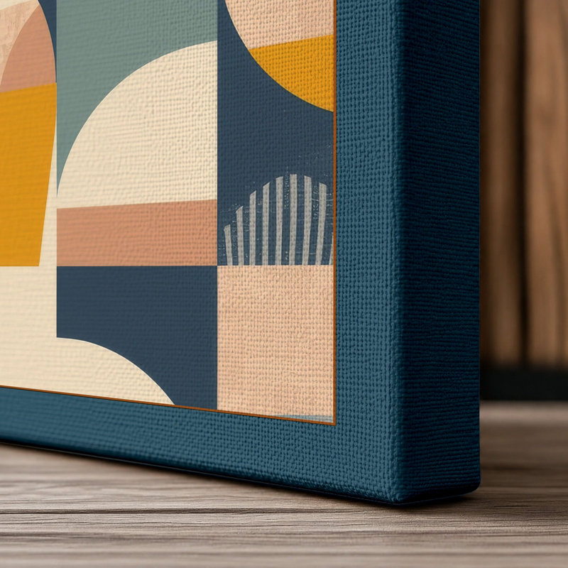 Print, 24x16 - 61.0 x 40.6 cm, Teal Border