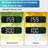 Large Display Digital Alarm Clock For Bedroom, Dimmable Plug-In Clock, 5 Volumes, Loud, Automatic Daylight Saving Time