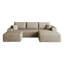 Canapé modulaire Cloud avec 1 repose-pieds (chameau)-681824909