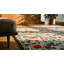 Antique American Hooked Rug Wool Ivory