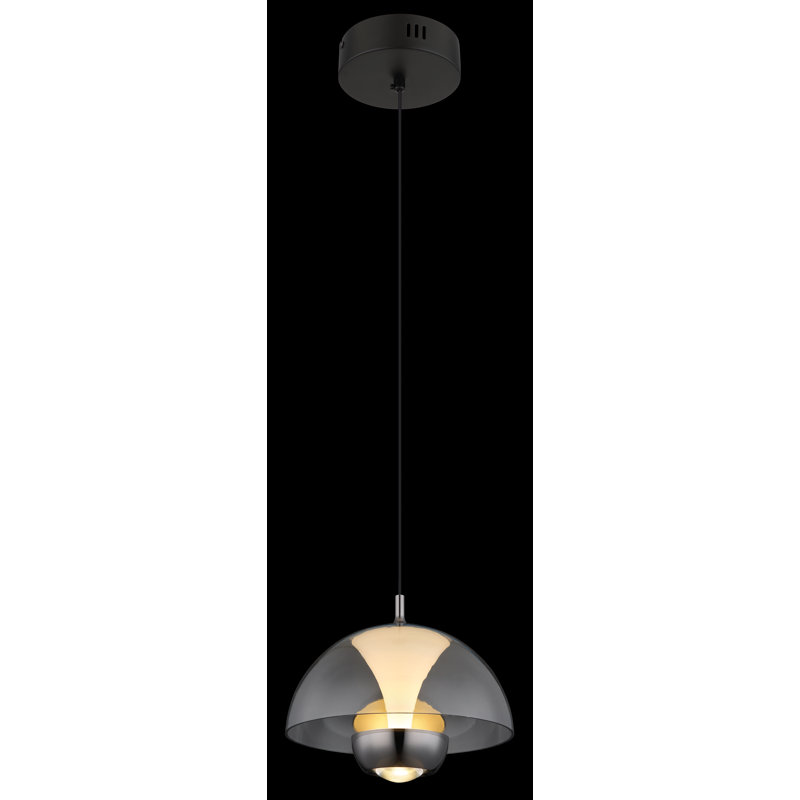 1 - Light Matte Black LED Pendant