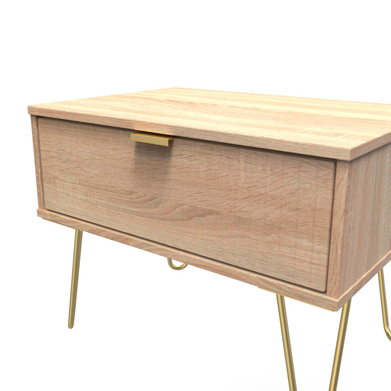Beranda 1 Drawer Midi Chest (Ready Assembled), Bardolino Oak