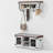 39.76" Wide Hall Tree With Bench And Shoe Storage, Entryway Bench With Soft Seat Cushion, Wall Mount Coat Rack Shoe Bench Set For Hallway