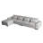 Cloud comfort L Shaped Upholstered Modular Sectional Sofa for Living Room - 4 Seater-104733237