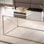 Table basse à miroir