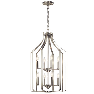 8 - Light Lantern Geometric Chandelier