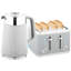 HOMCOM Electric Stainless Steel Kettle and Toaster Set 3000W 1.7L-719103682