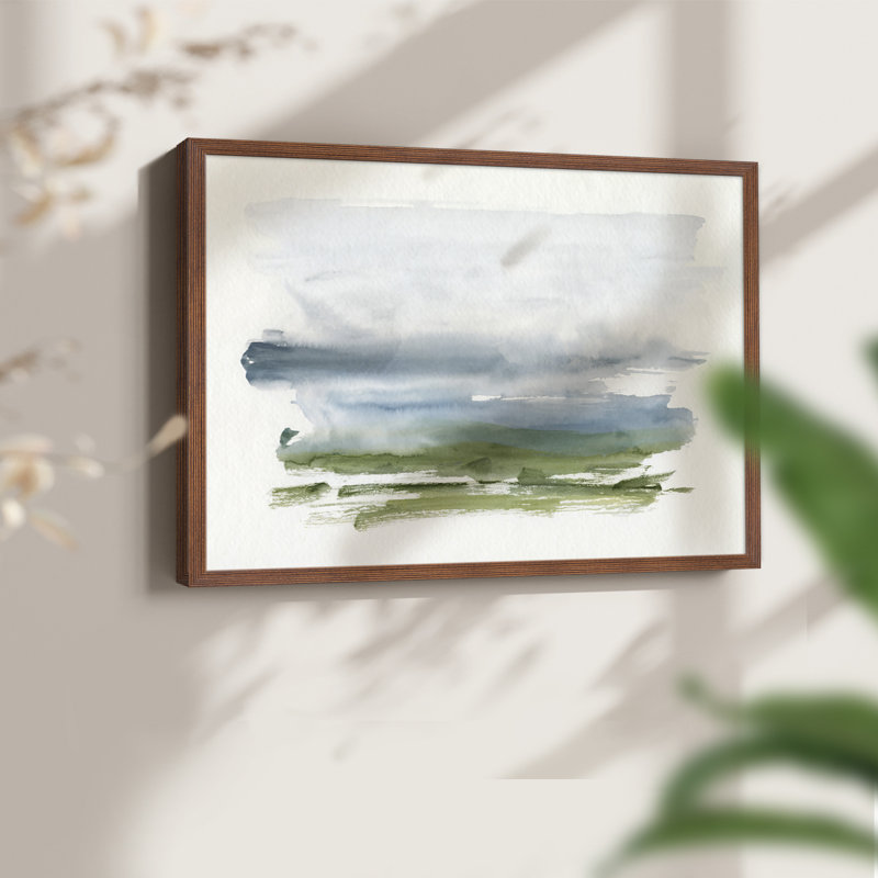 Coastline Splash III -Framed Print - Restickable