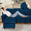 Oversized modern comfy comfy sofa with Ottoman-867979015
