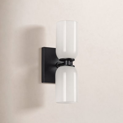 Nola 2 Light Steel Dimmable Armed Sconce