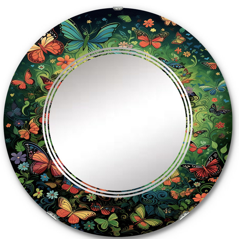 Miroir mural Weires, 24 po x 24 po