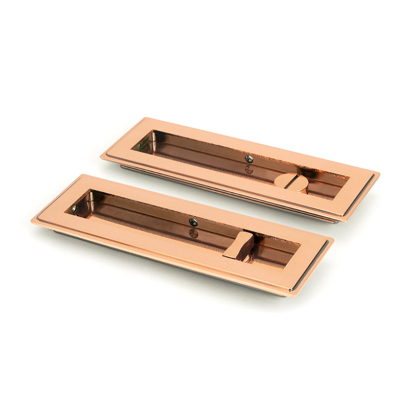 Door Accessory, 17.5cm H x 6cm W x 1.3cm D, Polished Bronze