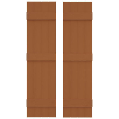 Builders Edge, volets à planches jointes (3 lattes) TailorMade, volets à lattes inclus, incluant les pointes d'installation assorties (par paire)