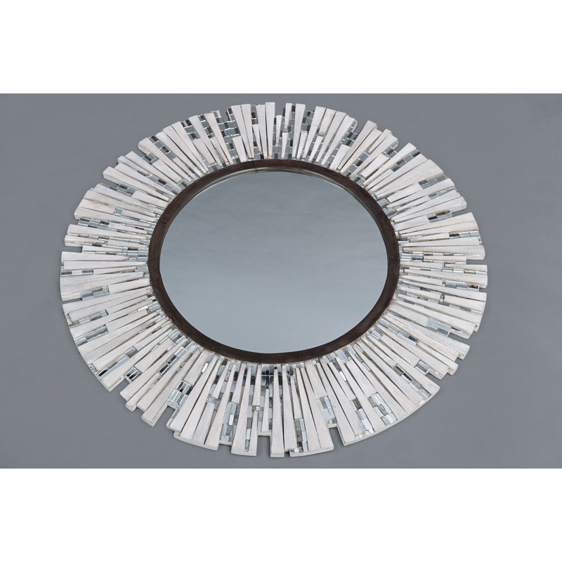 Wood Flat Wall Mirror