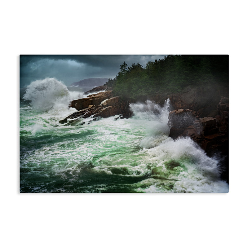 «Strong Crashing Waves» par Rick Berk, H 30 po x l 45 po