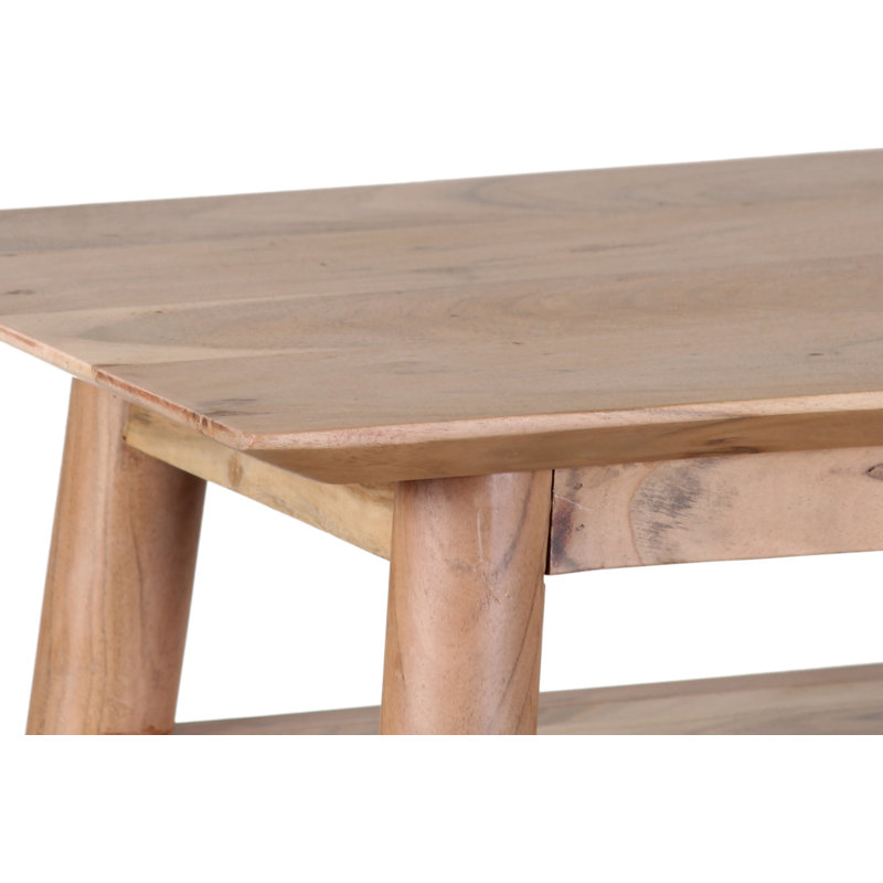 Console en bois d'acacia massif Grendon 2005-002WW, Naturel