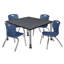 Ensemble de table de salle à manger et de chaises Kee-93832726-73412821-93832724