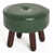 Green Faux Leather