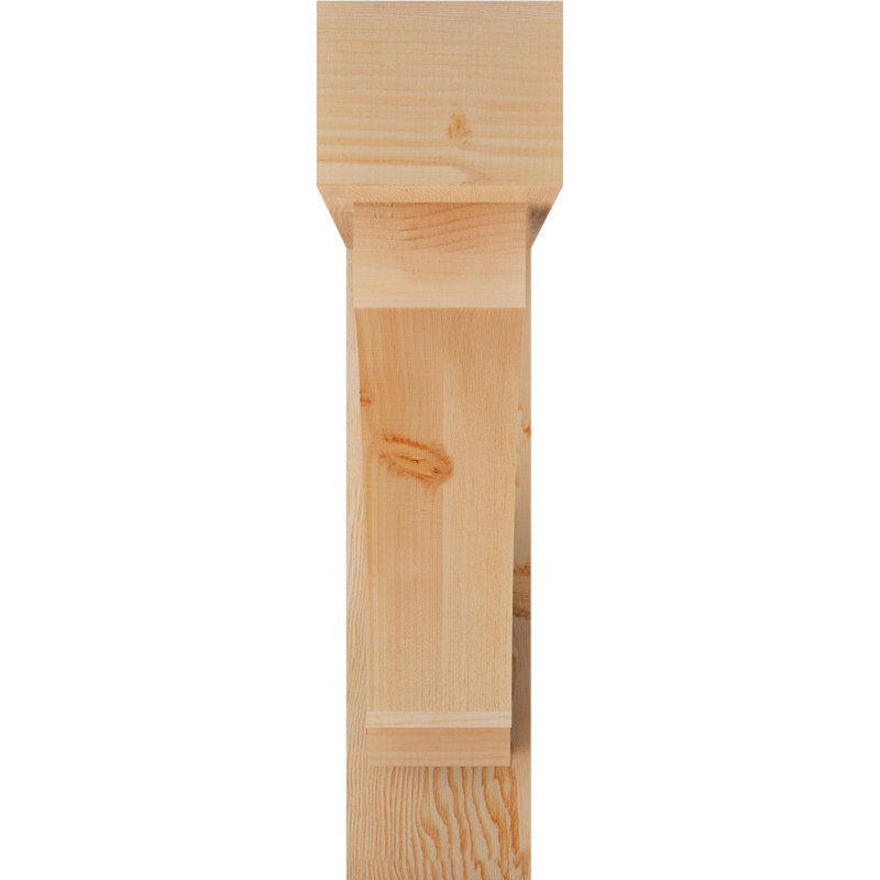 Support de bloc impérial avec entretoise décalée, 34 x 34, Sapin Douglas de l 8 po (scié brut)