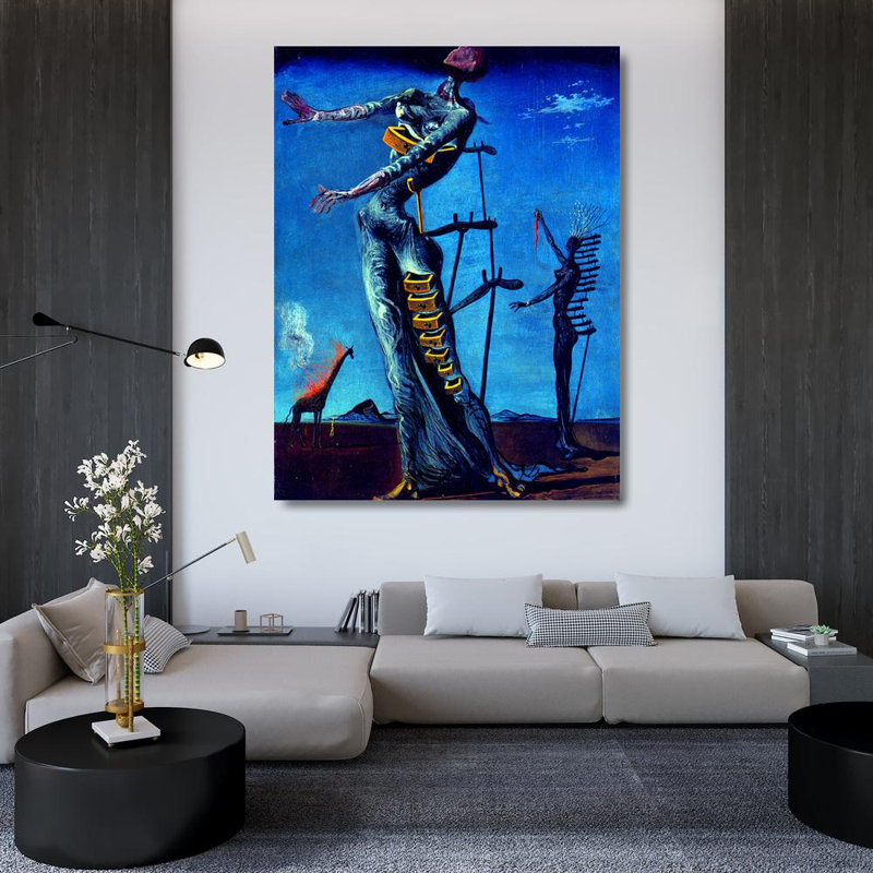 Girafe en feu