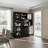 75" Stand Alone Kitchen Pantry with Spacious Countertops, 4 Glass Doors and 3 Drawers and Power Outlet-394970209